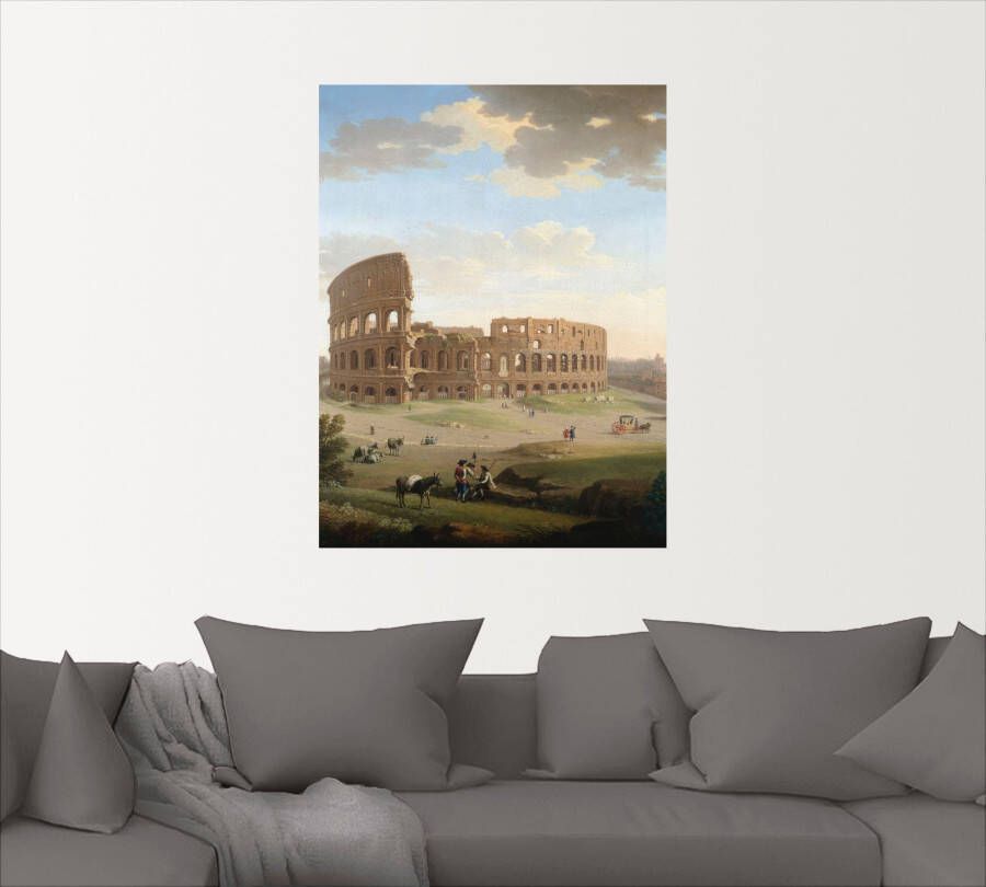 Artland Wandfolie Rome uitzicht op het Colosseum