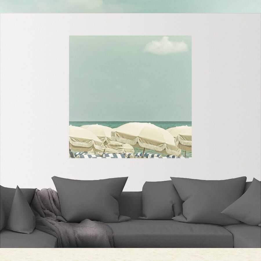 Artland Wandfolie Vintage strand idylle