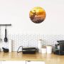 Artland Wandklok Glazen klok rond edelherten naar keuze met kwarts- of radiografisch uurwerk geluidloos zonder tikkende geluiden - Thumbnail 2