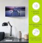 Artland Wandklok Panorama steiger Coniston Water 3d-look geschulpt met kwarts- of radiografisch uurwerk verschillende maten - Thumbnail 7