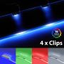 B.K.Licht Decoratieve ledverlichting LED clips RGB glasbodem verlichting glasrandlichten lampen - Thumbnail 2