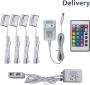 B.K.Licht Decoratieve ledverlichting LED clips RGB glasbodem verlichting glasrandlichten lampen - Thumbnail 3