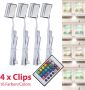 B.K.Licht Decoratieve ledverlichting LED clips RGB glasbodem verlichting glasrandlichten lampen - Thumbnail 9