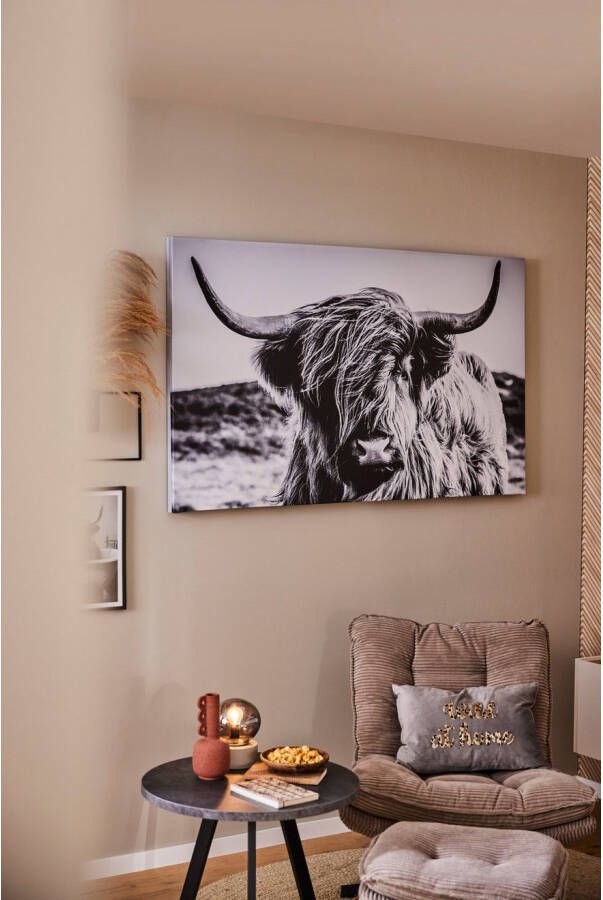 Bönninghoff Artprint op linnen Schotse hooglander (1 stuk)