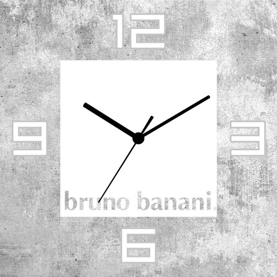 Bruno Banani Wandklok Beton auf Alu analoog 30 cm