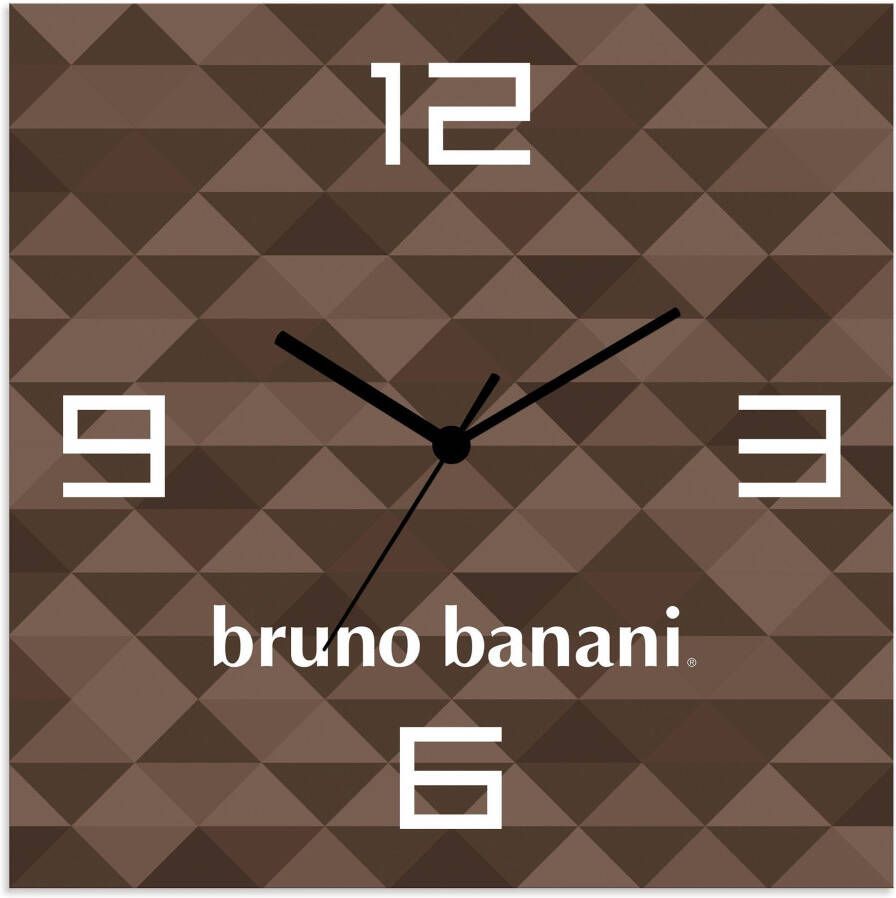 Bruno Banani Wandklok Wild Triangle analoog 30 cm