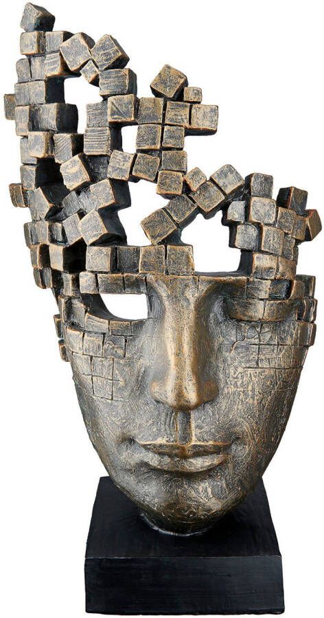 Casablanca by Gilde Decoratief figuur Skulptur "Male Mask" (1 stuk)