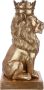 Casablanca by Gilde Decoratief figuur Sculptuur leeuw goudkleur (1 stuk) - Thumbnail 3