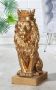 Casablanca by Gilde Decoratief figuur Sculptuur leeuw goudkleur (1 stuk) - Thumbnail 5