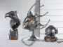Casablanca by Gilde Decoratief figuur Sculptuur Steampunk vis zilver (1 stuk) - Thumbnail 3