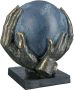 Casablanca by Gilde Decoratief figuur Sculptuur Save the World (1 stuk) - Thumbnail 2