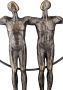 Casablanca by Gilde Decoratief figuur Sculptuur two men (1 stuk) - Thumbnail 4