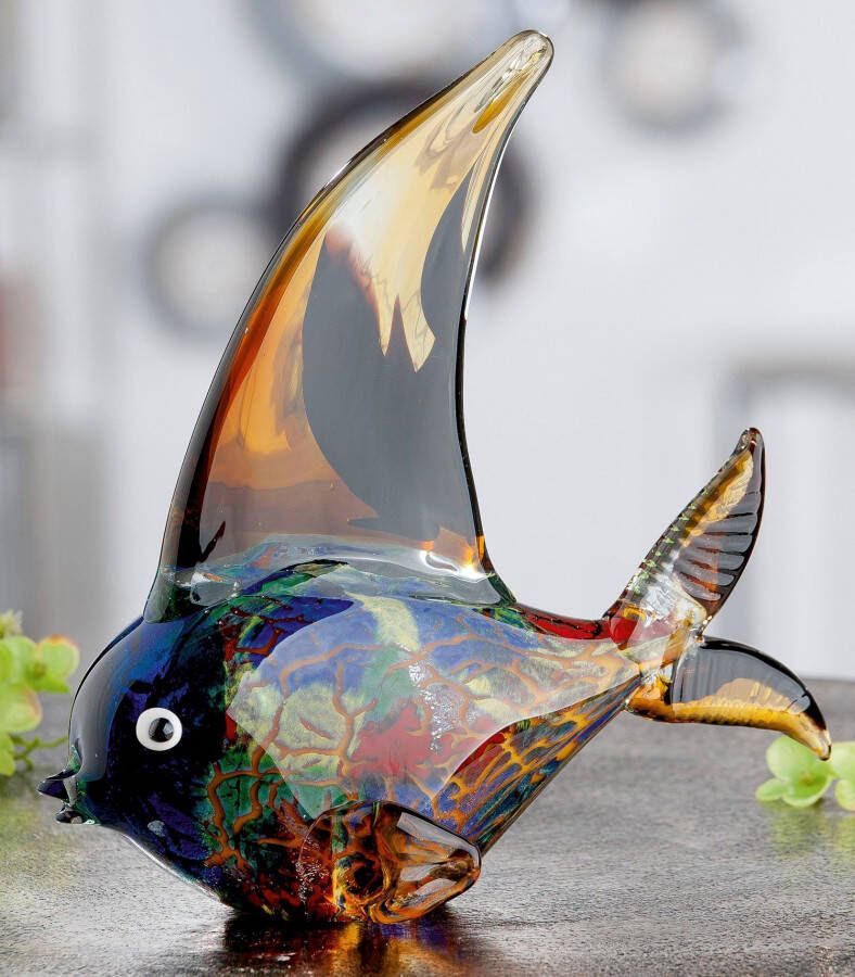 Casablanca by Gilde Dierfiguur Glas vis in kleur gekleurd (1 stuk)