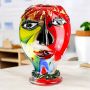 Casablanca by Gilde Tafelvaas Gezichtvaas Andrew meerkleurig H.29 cm (1 stuk) - Thumbnail 2