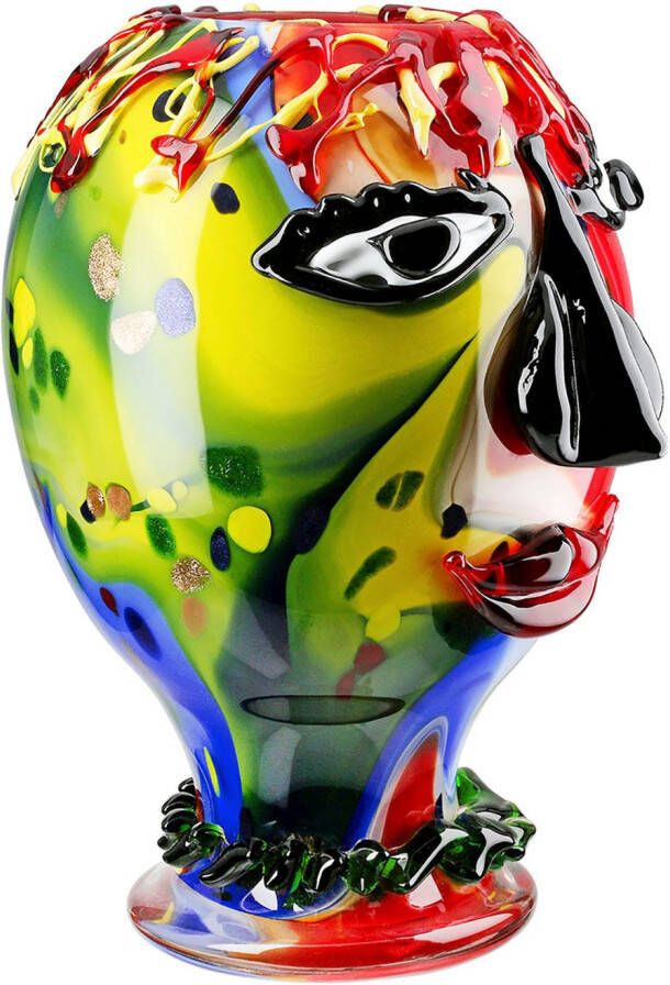 Casablanca by Gilde Tafelvaas Gezichtvaas Andrew meerkleurig H.29 cm (1 stuk)