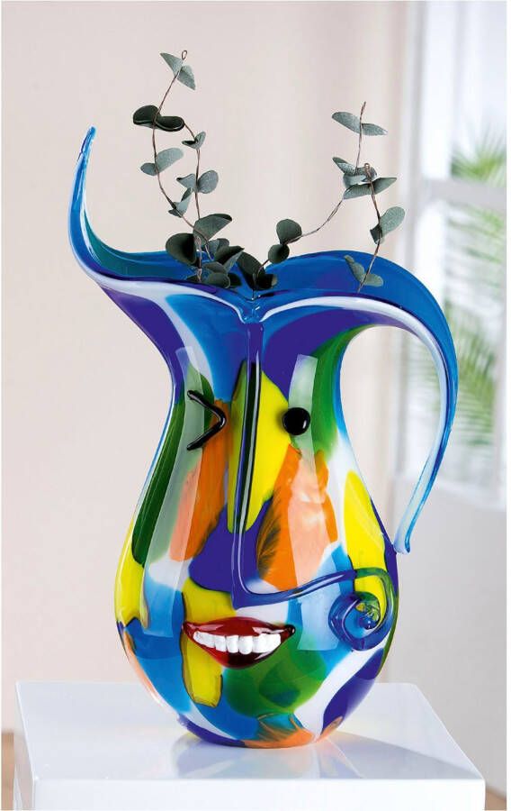 Casablanca by Gilde Tafelvaas Glasart Designvase "Augusto" aus Glas (1 stuk)