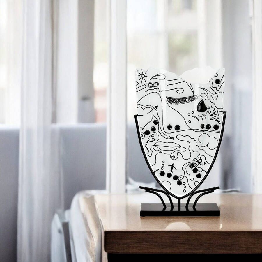 Casablanca by Gilde Vloervaas Vaas Modern Art wit H.49 cm (1 stuk)