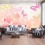 Consalnet Fotobehang Vlinders bloemen - Thumbnail 4