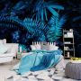 Consalnet Vliesbehang Blaadjes blauw in verschillende maten - Thumbnail 2