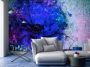 Consalnet Vliesbehang Blauwe vintage bloem - Thumbnail 3