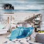 Consalnet Vliesbehang Strand op de borden verschillend motiefformaten voor het kantoor of woonkamer - Thumbnail 2