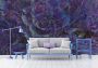 Consalnet Vliesbehang Violette bloemen - Thumbnail 4