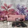 Consalnet Vliesbehang Violette planten beton - Thumbnail 5