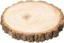 Creativ deco Sierbord Kerst versiering Natuurlijke houten schijf elk artikel heeft een unieke nerf (3 stuks) - Thumbnail 2