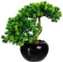 Creativ green Kunstbonsai Bonsai lariks in een keramische pot(2 stuks) - Thumbnail 2