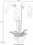 Creativ green Kunstplant Mini orchidee (1 stuk) - Thumbnail 2
