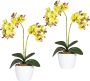 Creativ green Kunstplant Vlinderorchidee (set 2 stuks) - Thumbnail 2