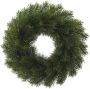 Creativ green Winterse kunstplant Kerst versiering Krans Ø 25 cm 2-delige set (2 stuks) - Thumbnail 2