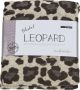 Done. Deken Leopard Deken met siernaad in luipaard-look knuffeldeken - Thumbnail 3