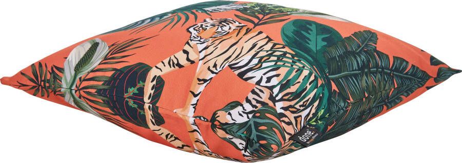 done. Sierkussen Panama Print Tiger Aan beide kanten gedessineerde kussenovertrek zonder vulling(1 stuk)