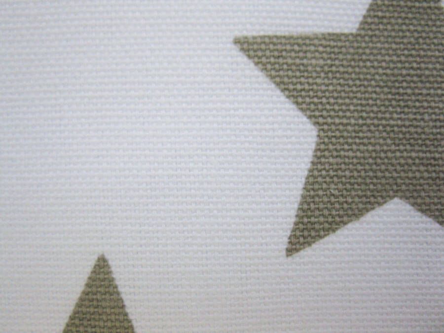 ELBERSDRUCKE Sierkussen STARS ALLOVER Kussenovertrek met polyestervulling en trendy stermotieven 45x45 cm (1 stuk)