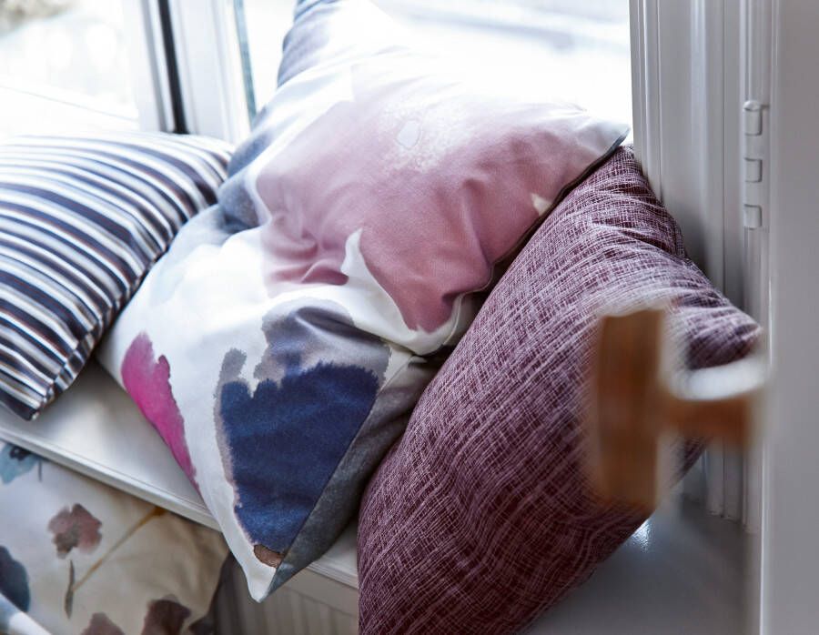 Esprit Sierkussen Stockholm Needlestripe Kussenovertrek zonder vulling per stuk krijtstreepje (1 stuk)