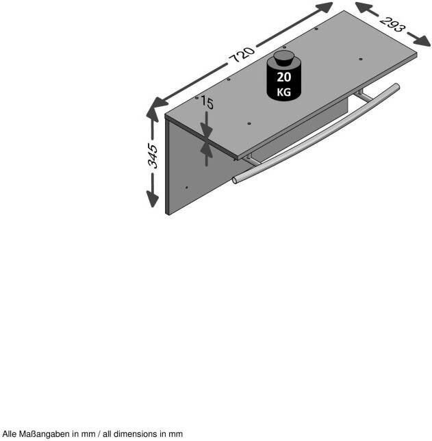 FMD Wandkapstok 72x29 3x34 5 cm eikenkleurig - Foto 2