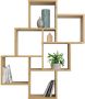 FMD Wandschap met 8 vakken artisan eikenkleurig - Thumbnail 2