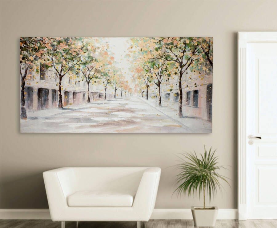 GILDE Artprint op linnen Afbeelding La Rambla