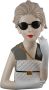 GILDE Decoratief figuur Figur Lady mit Handtasche (1 stuk) - Thumbnail 2