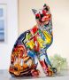 GILDE Decoratief figuur popart kat Decoratief object dierfiguur hoogte 29 cm woonkamer (1 stuk) - Thumbnail 2