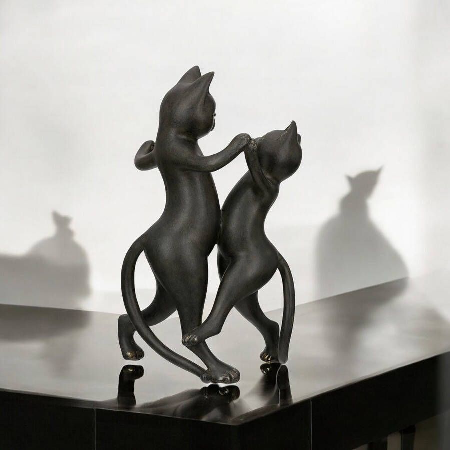 GILDE Dierfiguur Kat Gatto-Duo zwart (1 stuk)