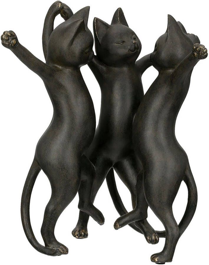 GILDE Dierfiguur Kat Gatto-Trio zwart (1 stuk)