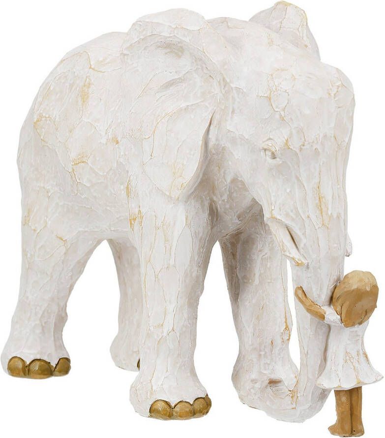 GILDE Dierfiguur Olifant Dierenvriend natuurlijk kleur (1 stuk)