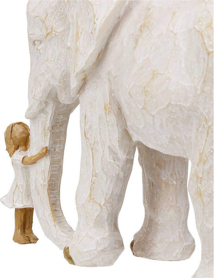 GILDE Dierfiguur Olifant Dierenvriend natuurlijk kleur (1 stuk)