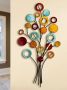 GILDE Sierobject voor aan de wand Wandreliëf levensboom slank Wanddecoratie van metaal decoratief in eetkamer & woonkamer (1 stuk) - Thumbnail 2