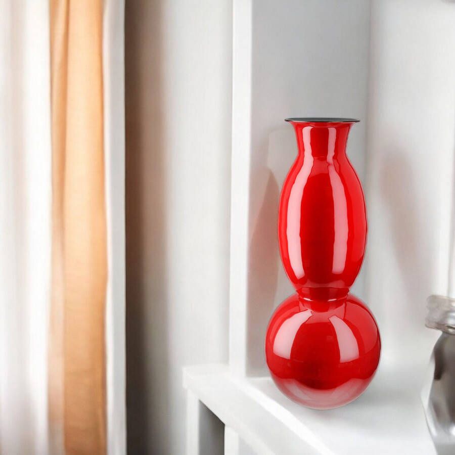 GILDE Vloervaas Vase Neo rot H.49 cm (1 stuk)