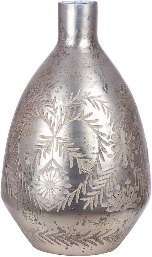 GILDE Vloervaas Vase Peso grau H.43 cm (1 stuk)
