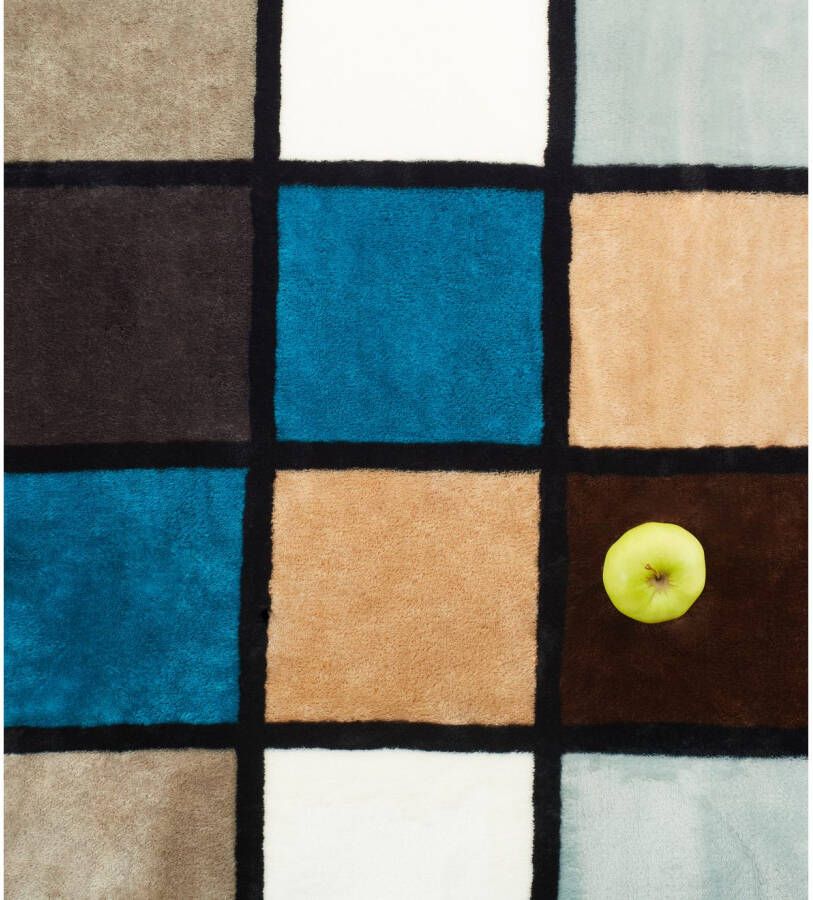 Gözze Deken Antigua met moderne ruit knuffeldeken 150x200 cm