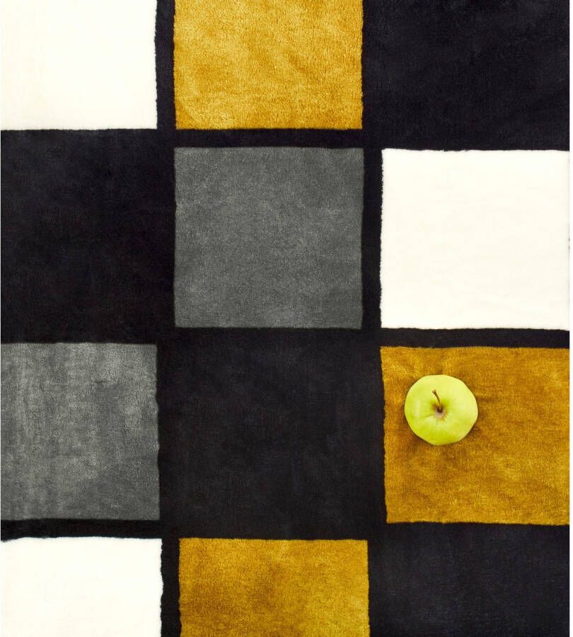 Gözze Deken Antigua met moderne ruit knuffeldeken 150x200 cm